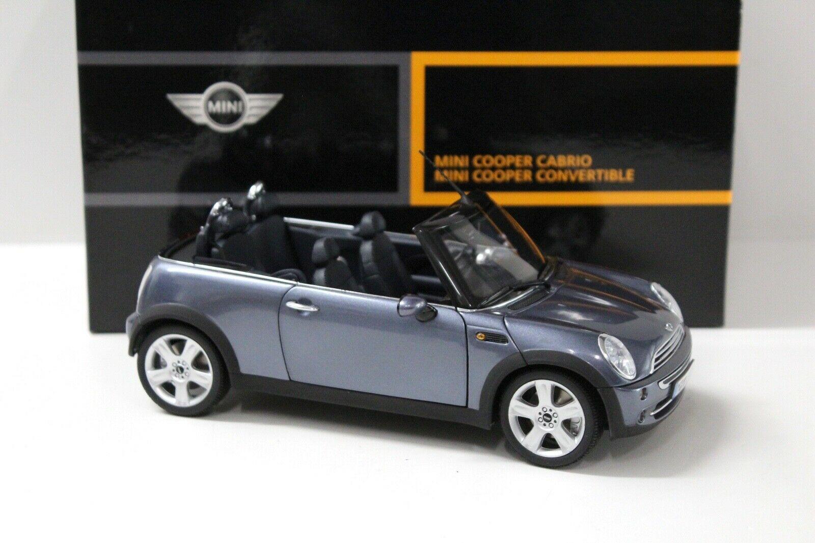 1:18 Kyosho Mini Cooper Convertible R52 Cool blue DEALER VERSION