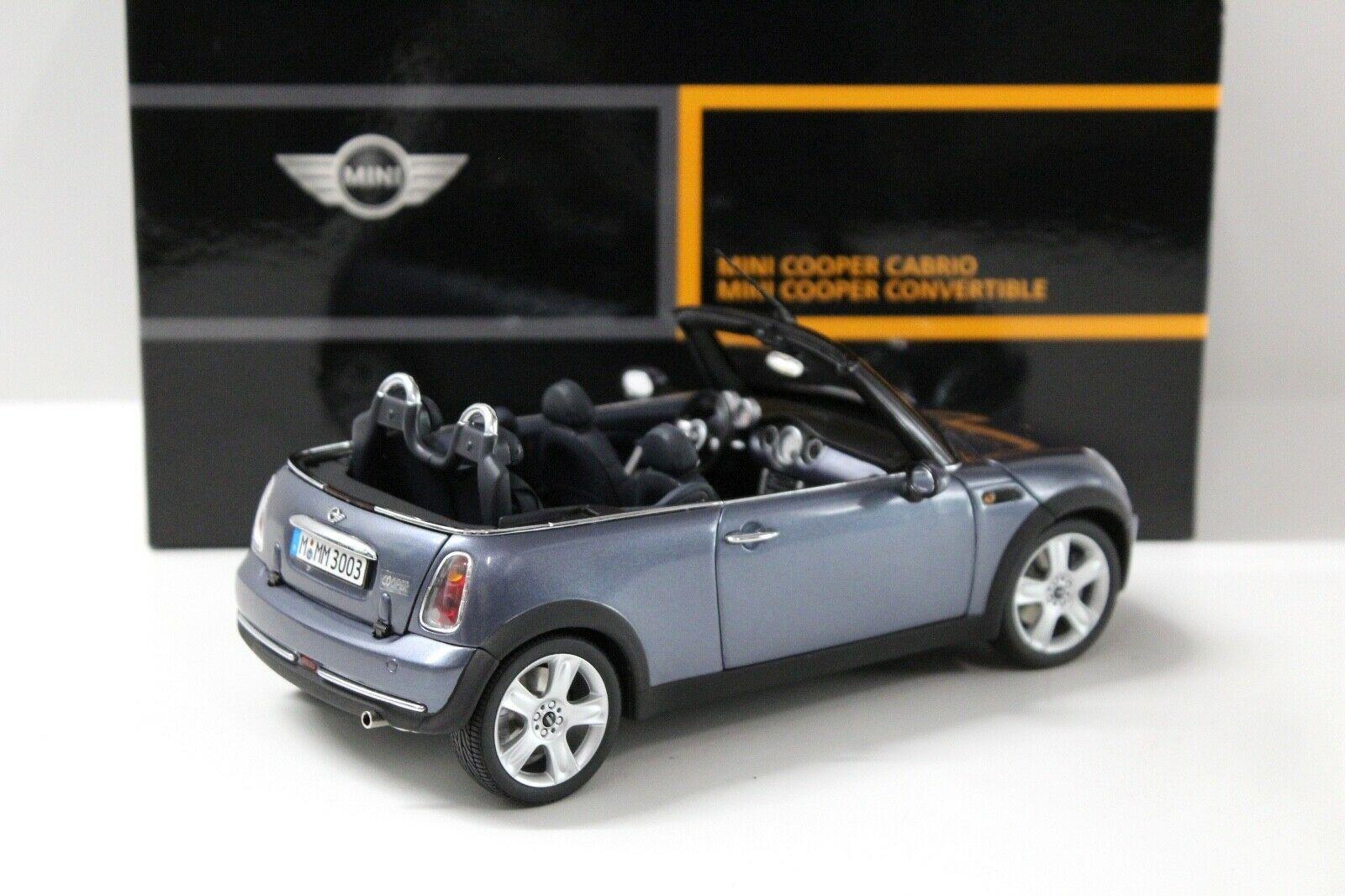 1:18 Kyosho Mini Cooper Convertible R52 Cool blue DEALER VERSION
