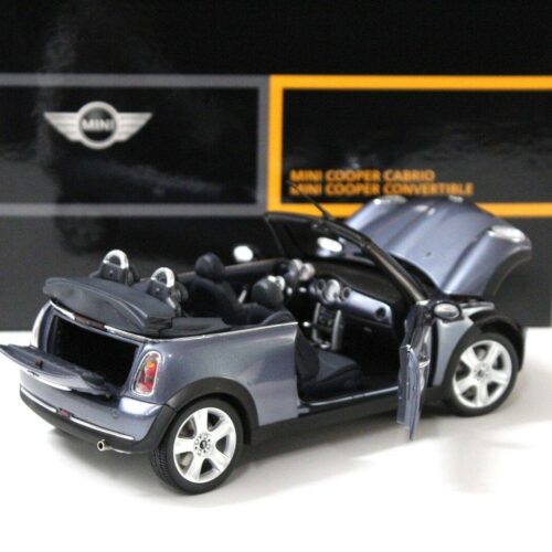 1:18 Kyosho Mini Cooper Convertible R52 Cool blue DEALER VERSION