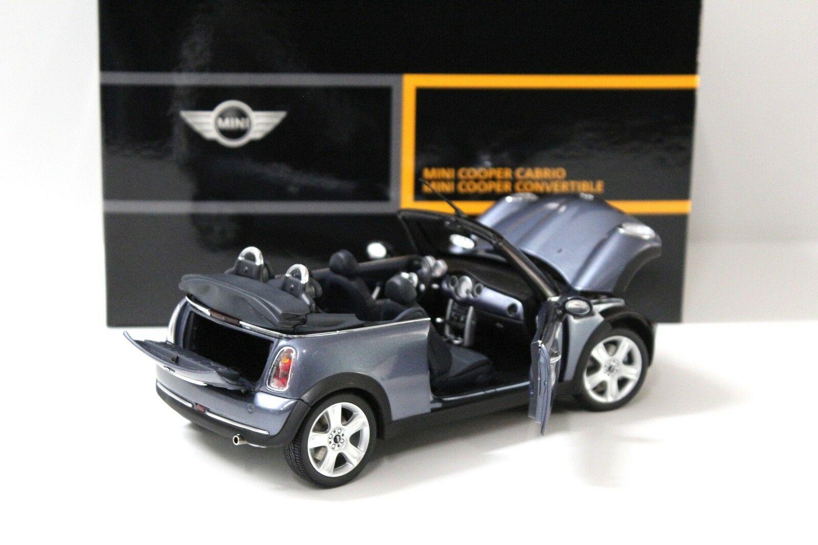1:18 Kyosho Mini Cooper Convertible R52 Cool blue DEALER VERSION