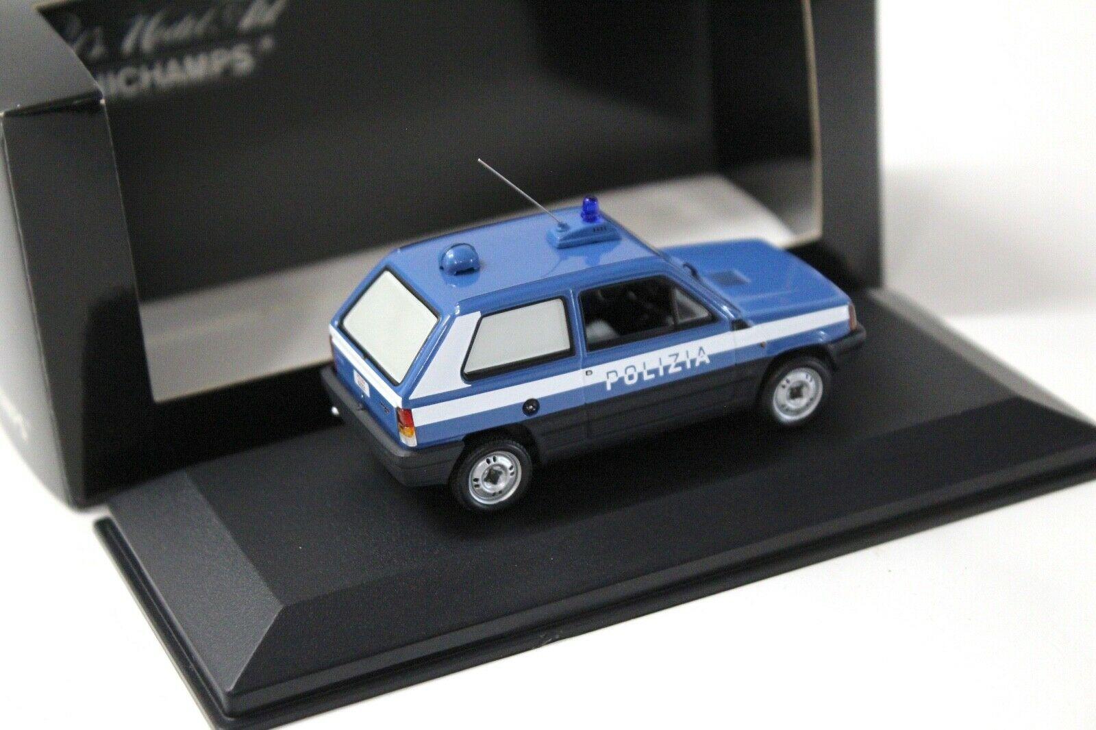 1:43 Minichamps Fiat Panda POLIZIA 1980 blue/ white