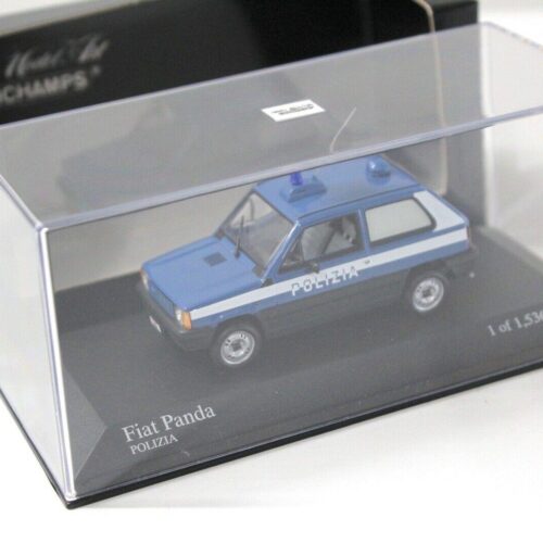 1:43 Minichamps Fiat Panda POLIZIA 1980 blue/ white