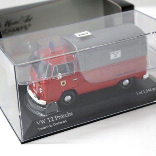 1:43 Minichamps VW T2 Pritsche Feuerwehr Dortmund