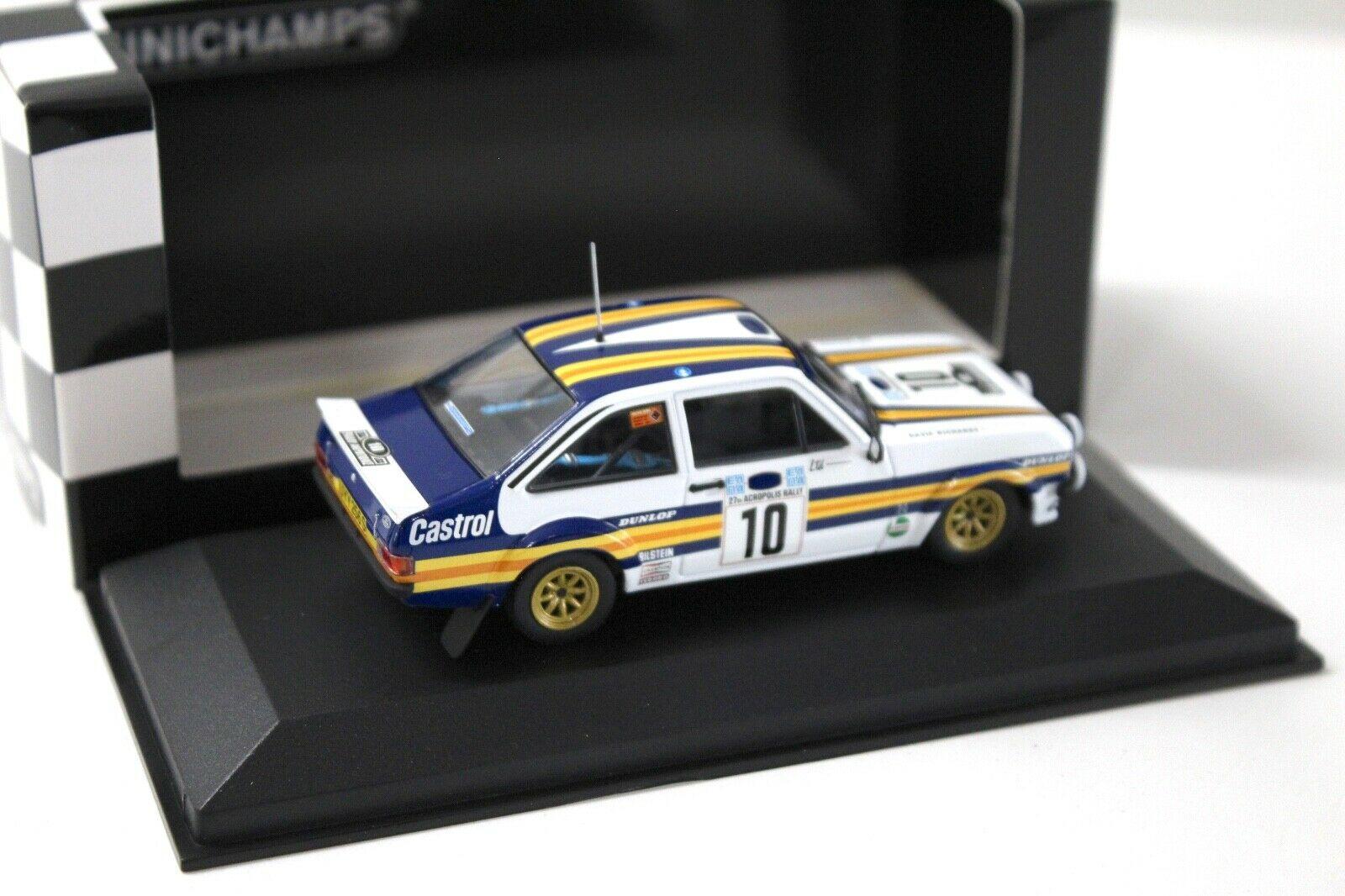 1:43 Minichamps Ford Escort II RS1800 Rally Acropolis #10 Vatanen