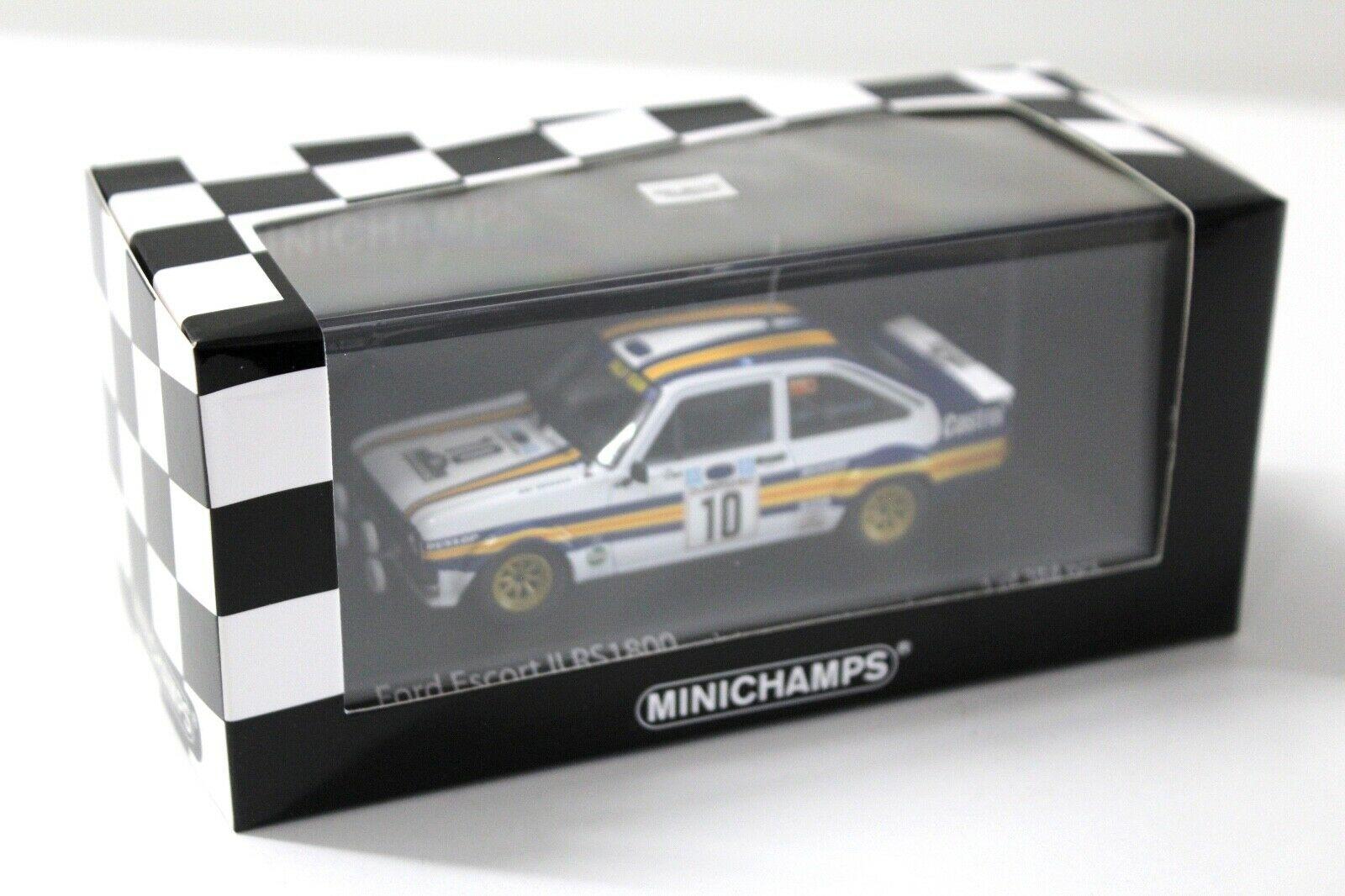 1:43 Minichamps Ford Escort II RS1800 Rally Acropolis #10 Vatanen