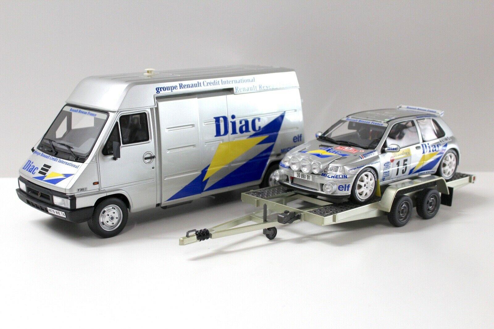 ID 33880 orig 2.jpg 1:18 OTTO RALLYE SET Renault Master + Renault CLIO #15 OT289B