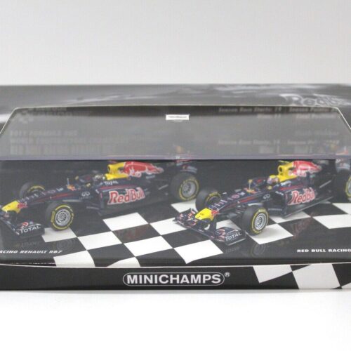 1:43 Minichamps F1 SET Red Bull Racing Renault RB7 Webber /Vettel