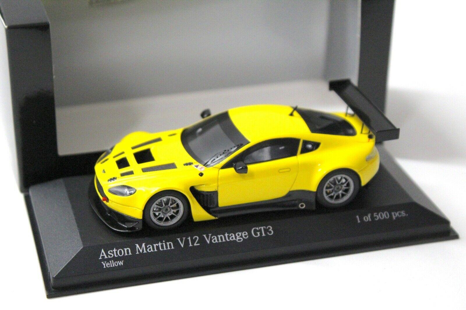 ID 33932 orig 1.jpg 1:43 Minichamps Aston Martin V12 Vantage GT3 yellow