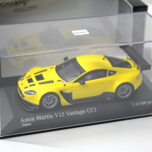 1:43 Minichamps Aston Martin V12 Vantage GT3 yellow