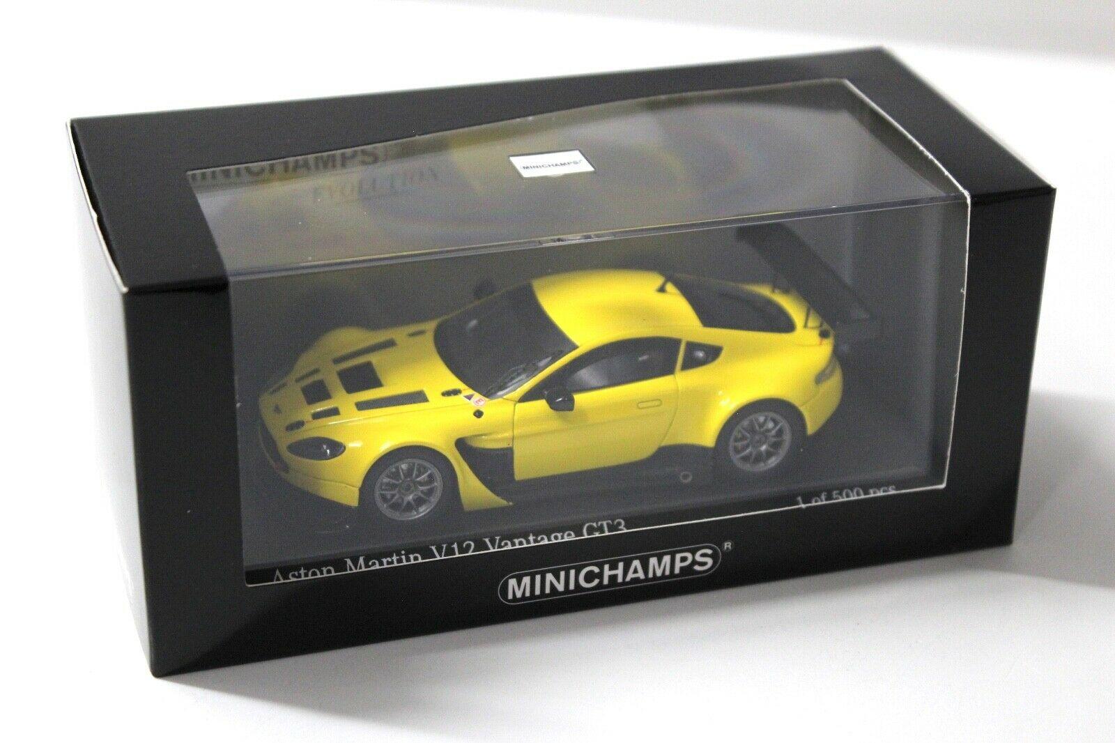 1:43 Minichamps Aston Martin V12 Vantage GT3 yellow