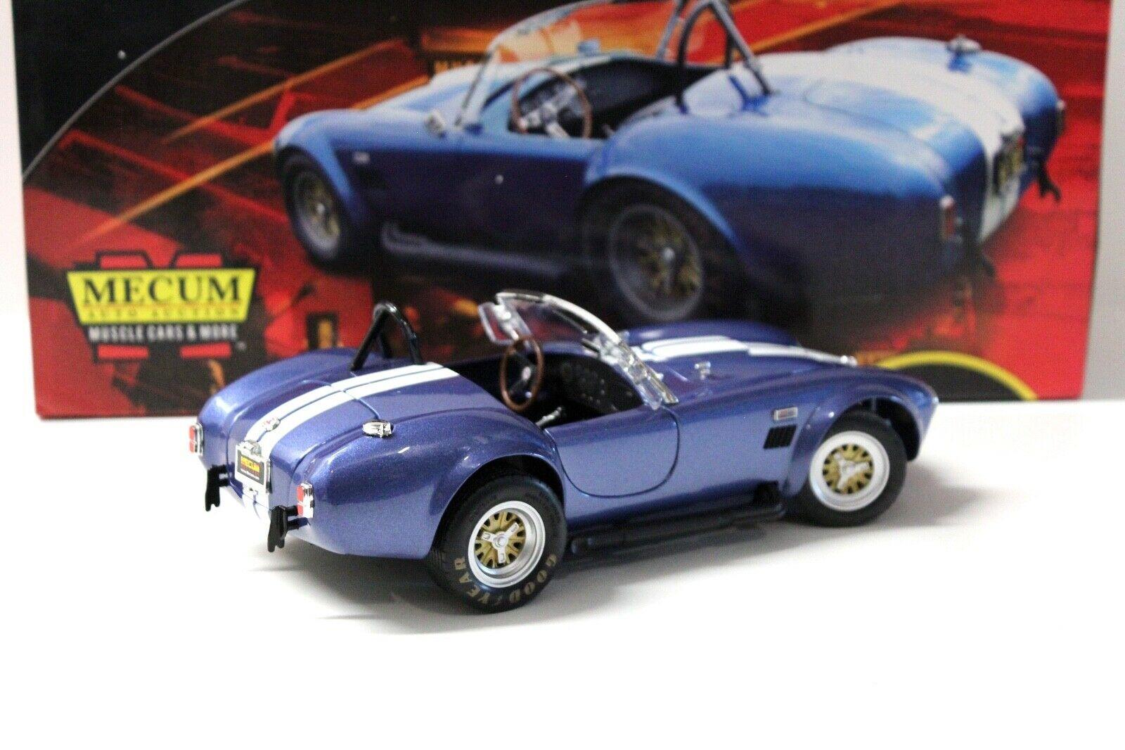 1:18 Greenlight 1966 Shelby 427 S/C Cobra blue "MECUM"