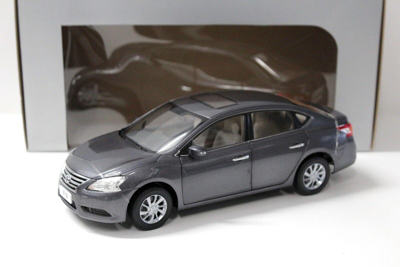 1:18 Paudi Model Nissan Sentra (Sylphy) Sedan grey DEALER VERSION