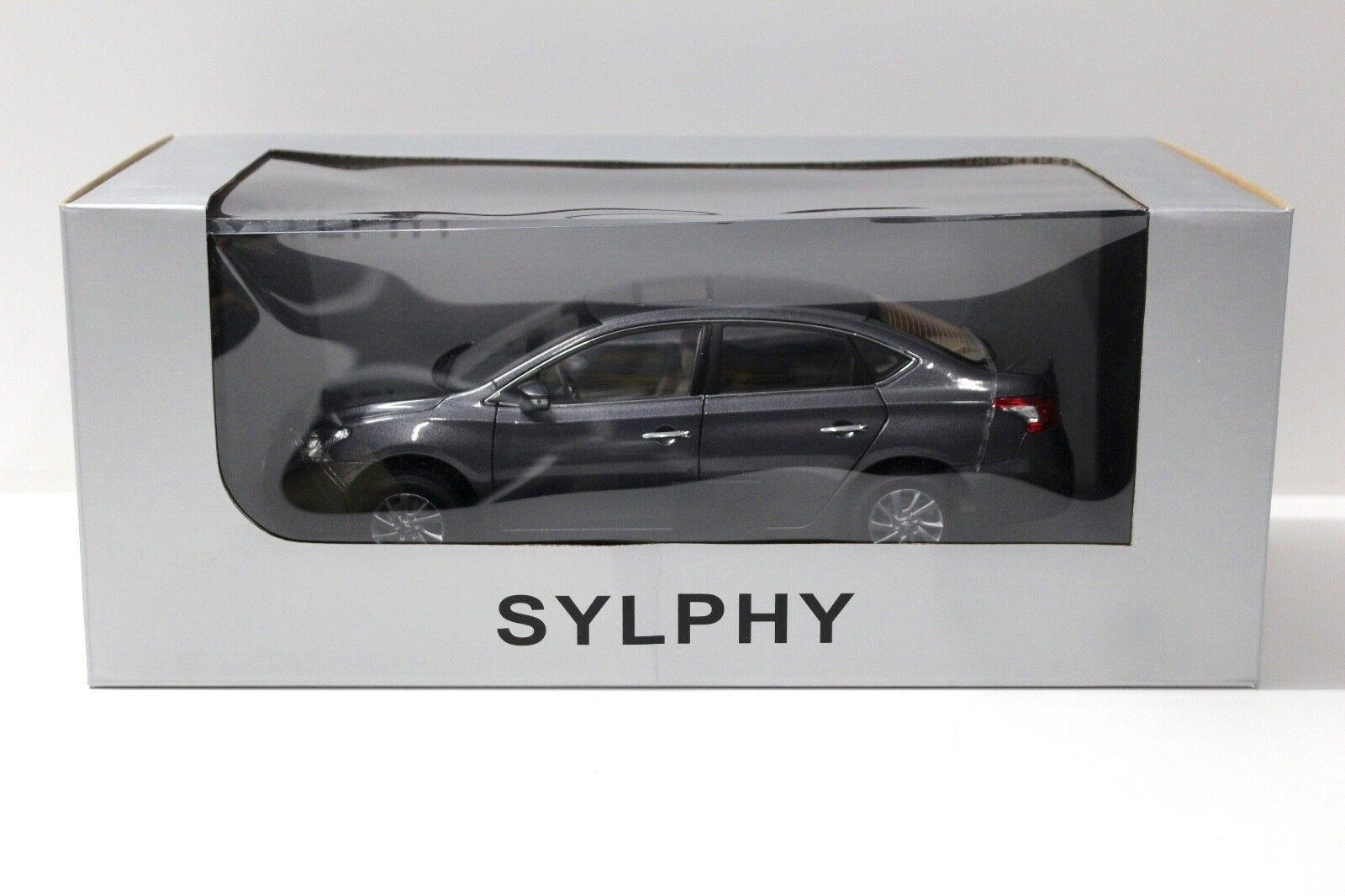 1:18 Paudi Model Nissan Sentra (Sylphy) Sedan grey DEALER VERSION
