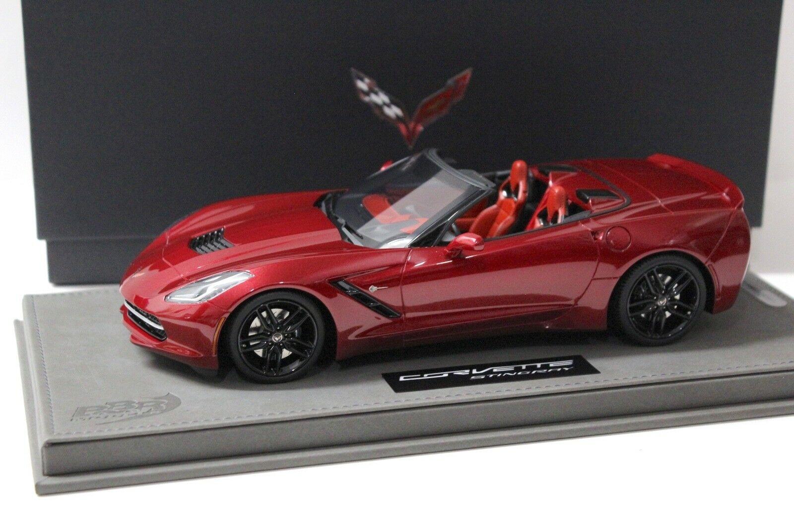 1:18 BBR Chevrolet Corvette Stingray Convertible Cristal red
