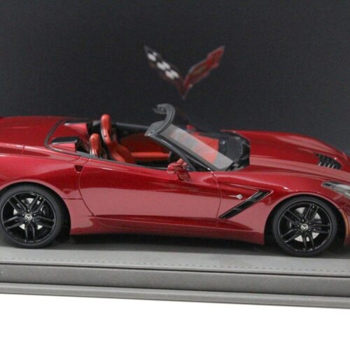 1:18 BBR Chevrolet Corvette Stingray Convertible Cristal red