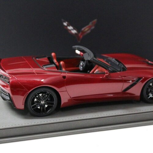 1:18 BBR Chevrolet Corvette Stingray Convertible Cristal red