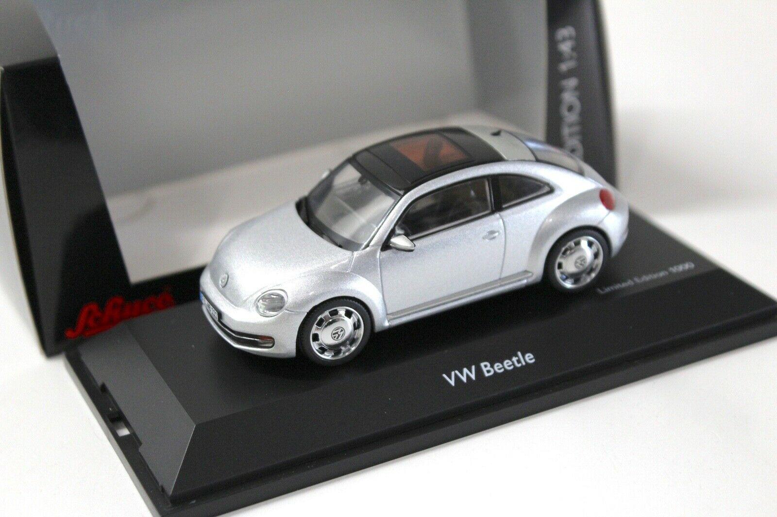 1:43 Schuco VW The Beetle silver