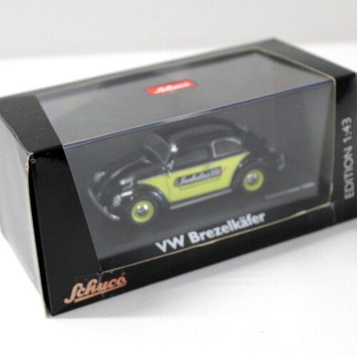 1:43 Schuco VW Käfer Brezelkäfer "SANHELIOS 333" black