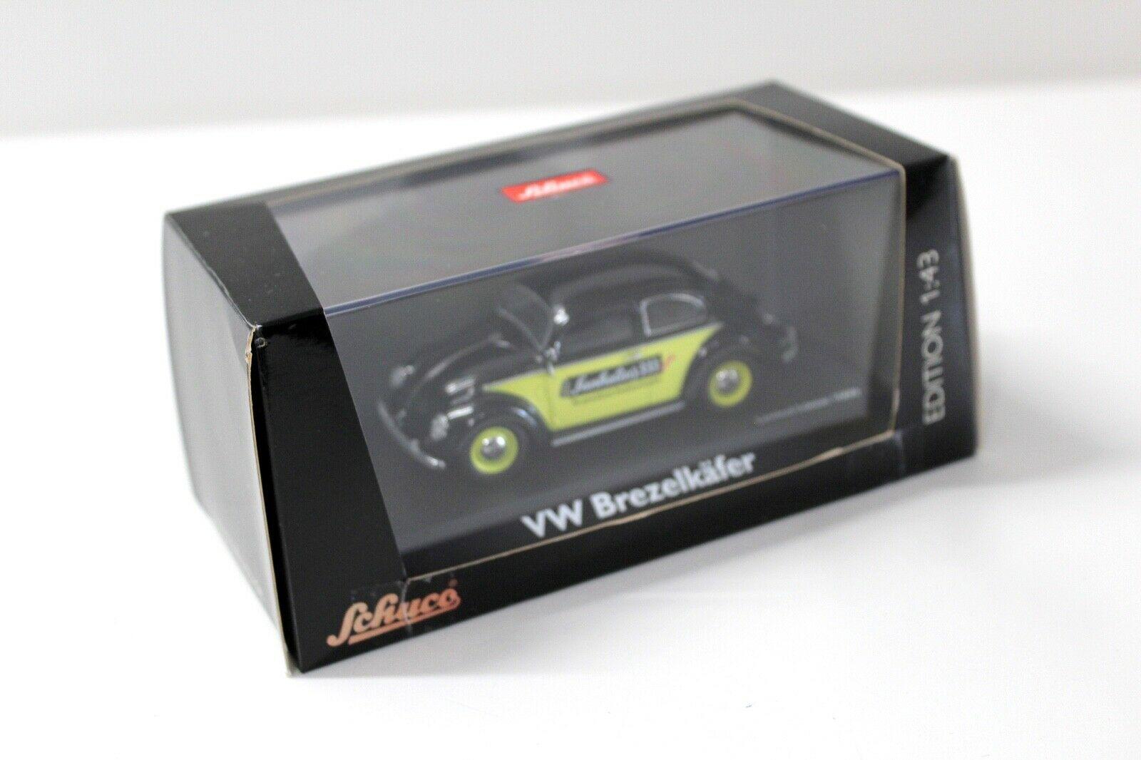 1:43 Schuco VW Käfer Brezelkäfer "SANHELIOS 333" black