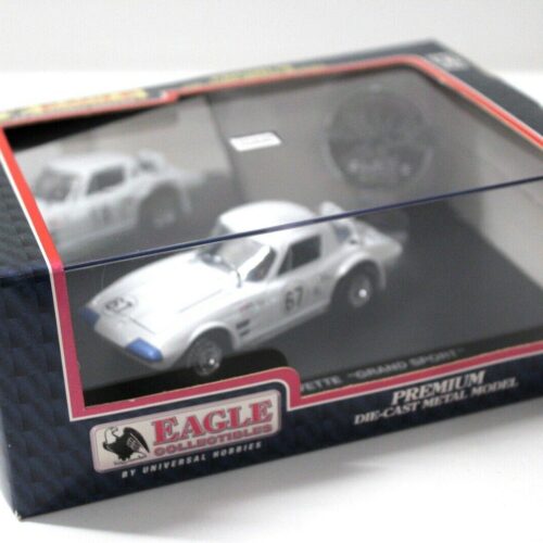 1:43 Eagle Chevrolet Corvette Grand Sport #67 white - Image 3