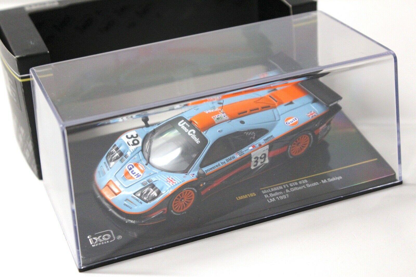 1:43 IXO McLaren F1 GTR #39 LM 1997 GULF RACING R.Bellm