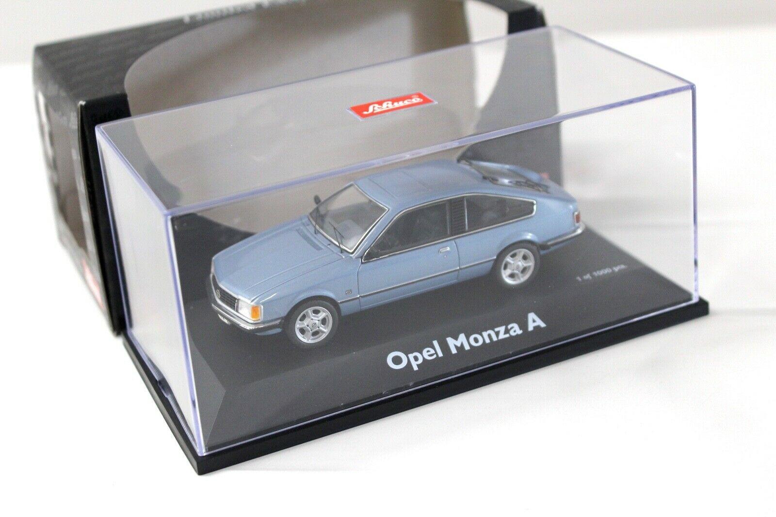 1:43 Schuco Opel Monza A aquamarin blue