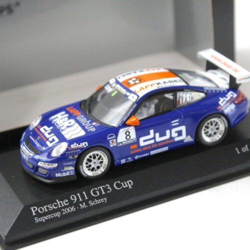 1:43 Minichamps Porsche 911 997 GT3 CUP Supercup 2006 #8