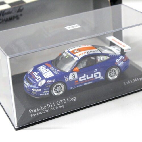 1:43 Minichamps Porsche 911 997 GT3 CUP Supercup 2006 #8
