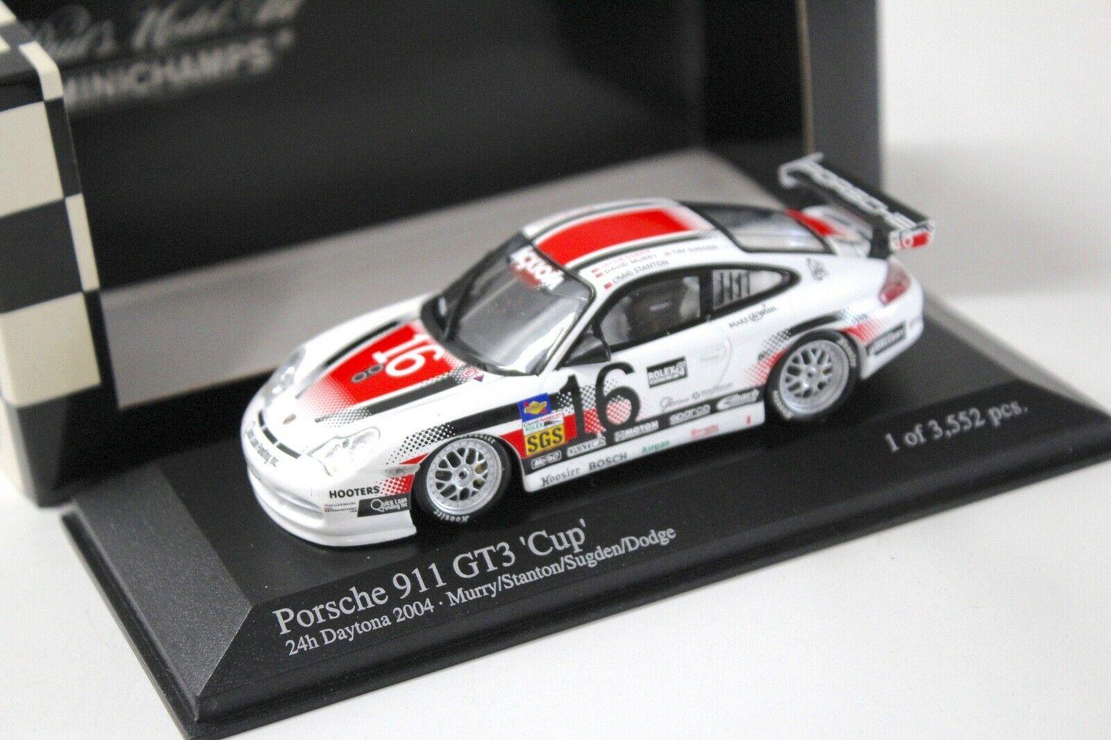 1:43 Minichamps Porsche 911 996 GT3 CUP 24h Daytona 2004 #16
