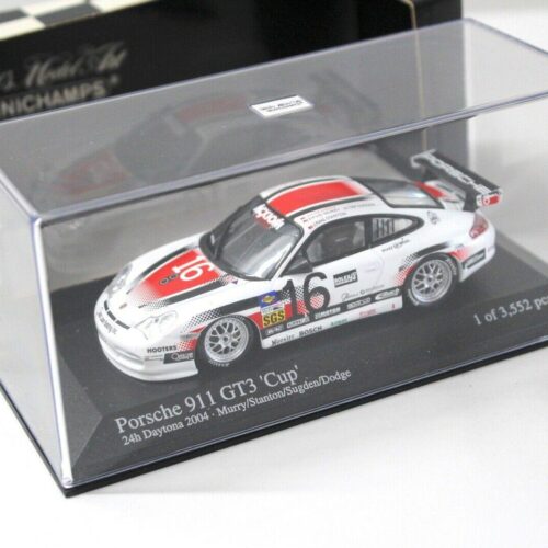 1:43 Minichamps Porsche 911 996 GT3 CUP 24h Daytona 2004 #16