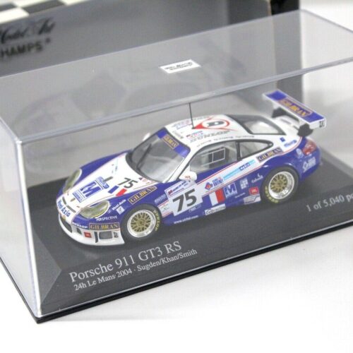 1:43 Minichamps Porsche 911 996 GT3 RS 24h Le Mans 2004 #75