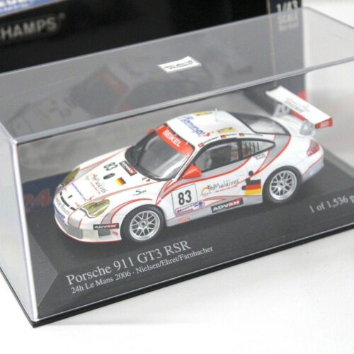 1:43 Minichamps Porsche 911 996 GT3 RSR 24h Le Mans 2006 #83