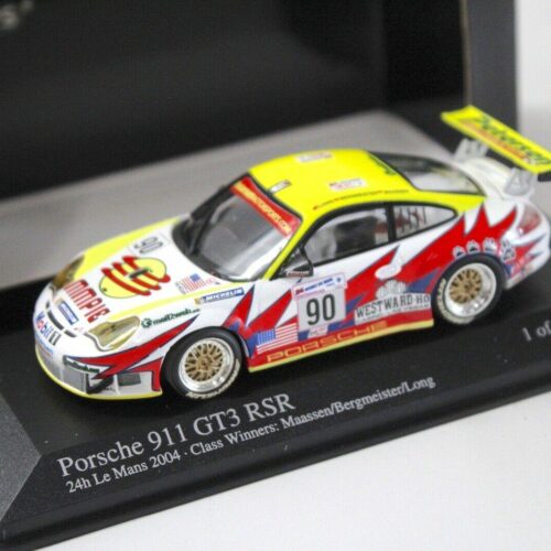 1:43 Minichamps Porsche 911 996 GT3 RSR 24h Le Mans 2004 #90