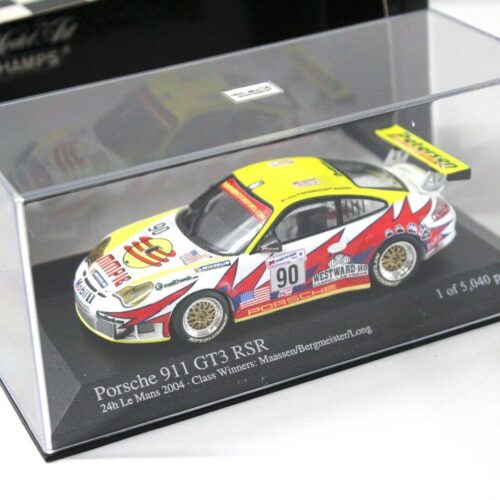 1:43 Minichamps Porsche 911 996 GT3 RSR 24h Le Mans 2004 #90