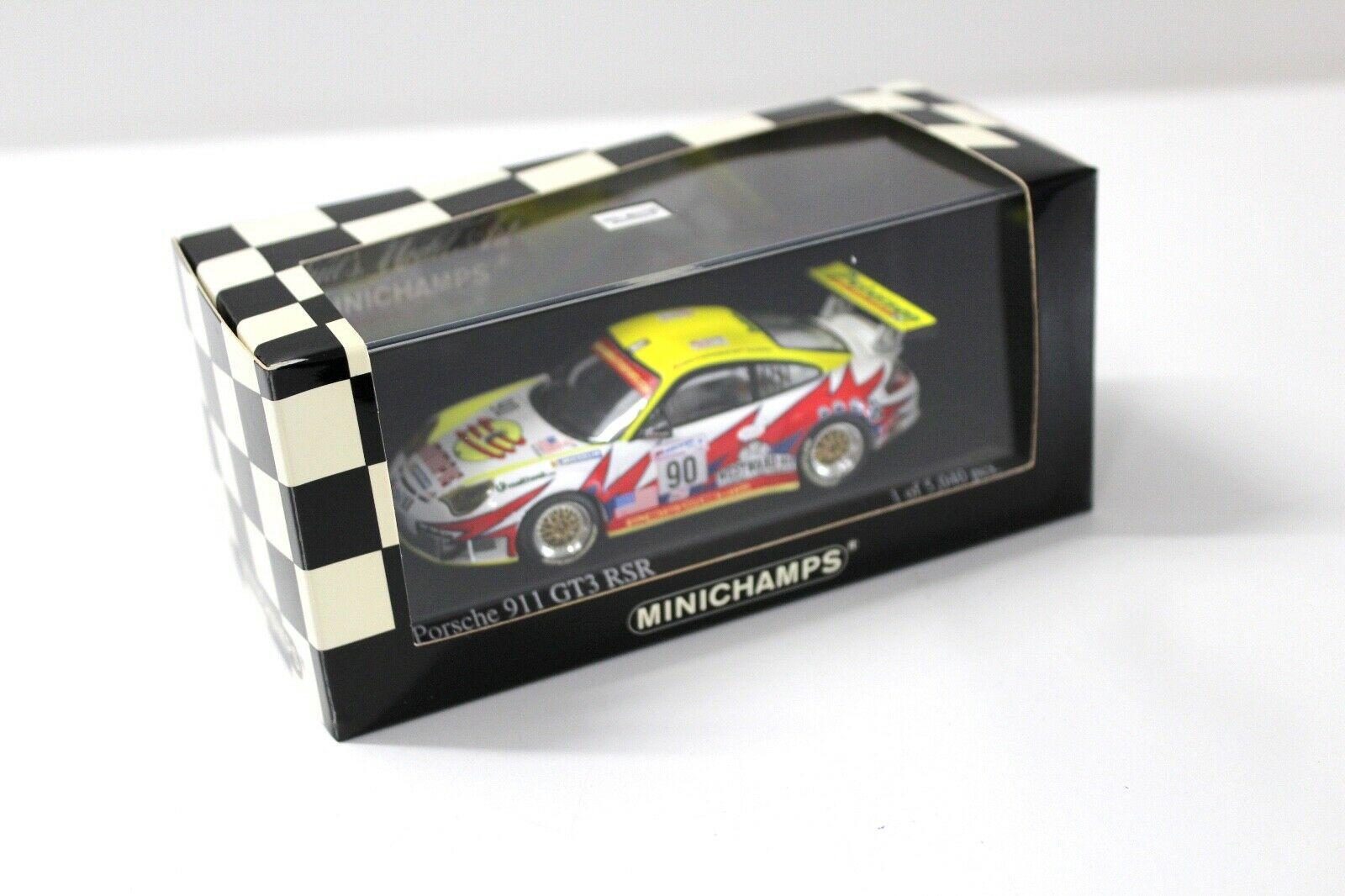 1:43 Minichamps Porsche 911 996 GT3 RSR 24h Le Mans 2004 #90