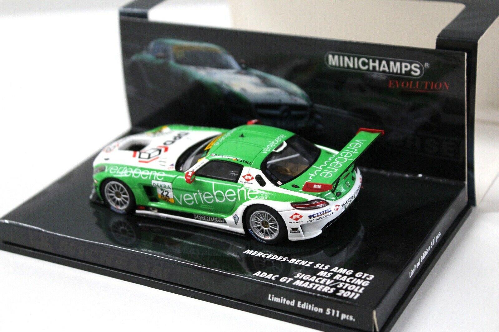 1:43 Minichamps Mercedes SLS AMG GT3 ADAC GT 2011 #22