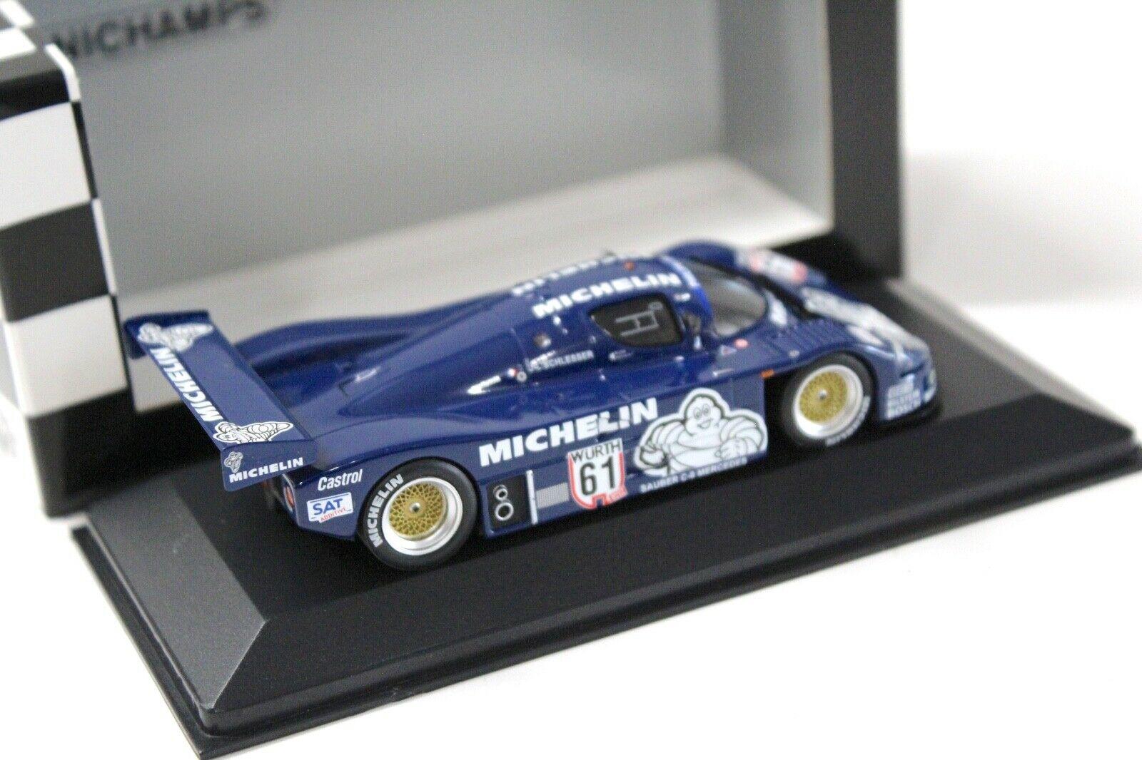 1:43 Minichamps Sauber Mercedes C9 Supercup 1987 #61 Schlesser blue