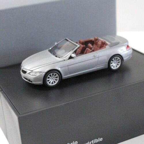 1:43 Kyosho BMW 6er E63 Convertible grey DEALER VERSION