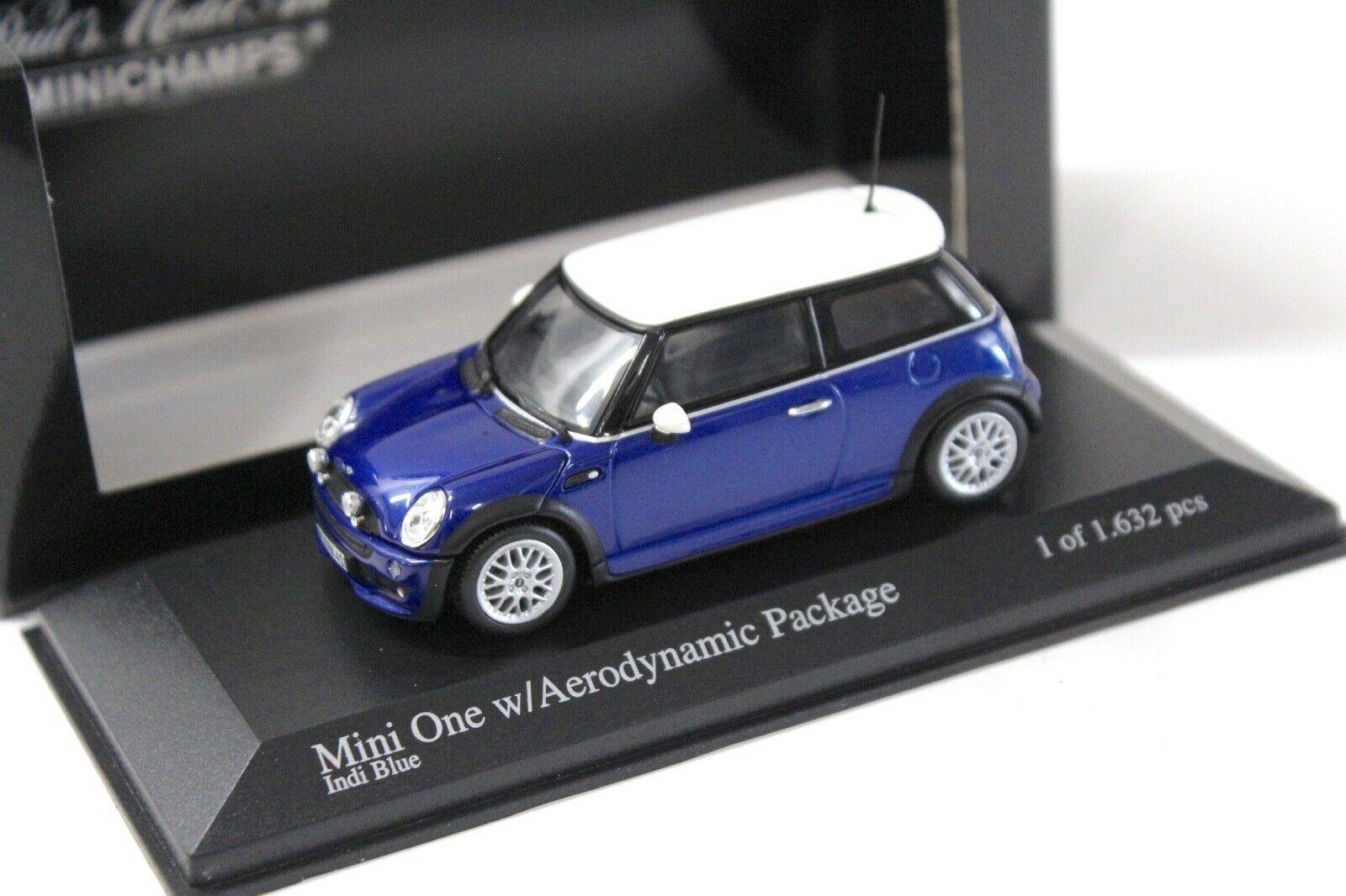 ID 34369 orig.jpg 1:43 Minichamps Mini One Aerodynamic Package Indi blue 2003