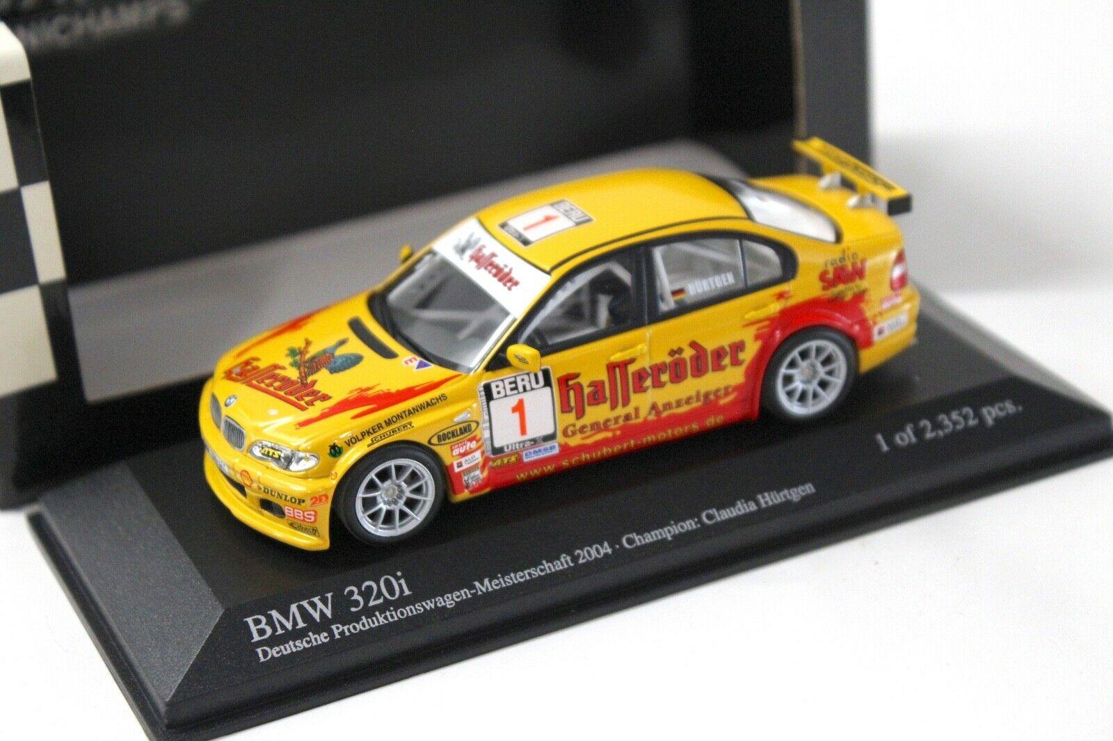 1:43 Minichamps BMW 320i E46 DRM 2004 Champ Hürtgen #1