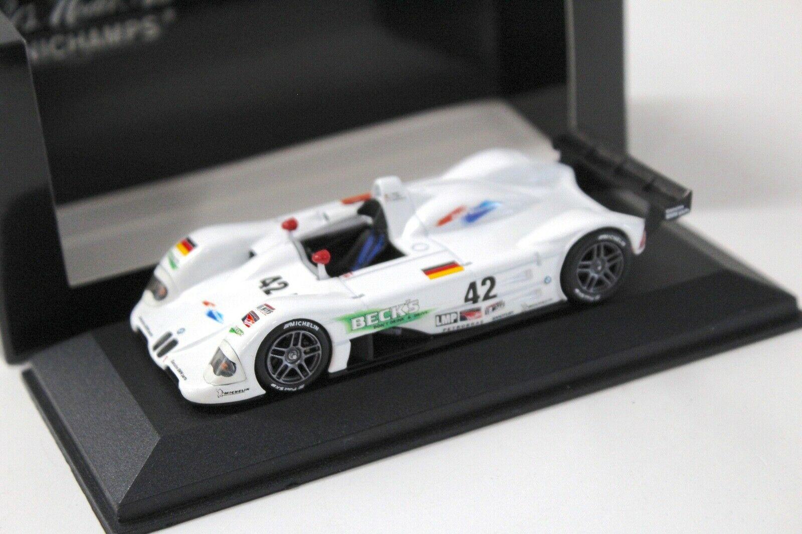 1:43 Minichamps BMW V12 LMR Winner 12h Sebring #42