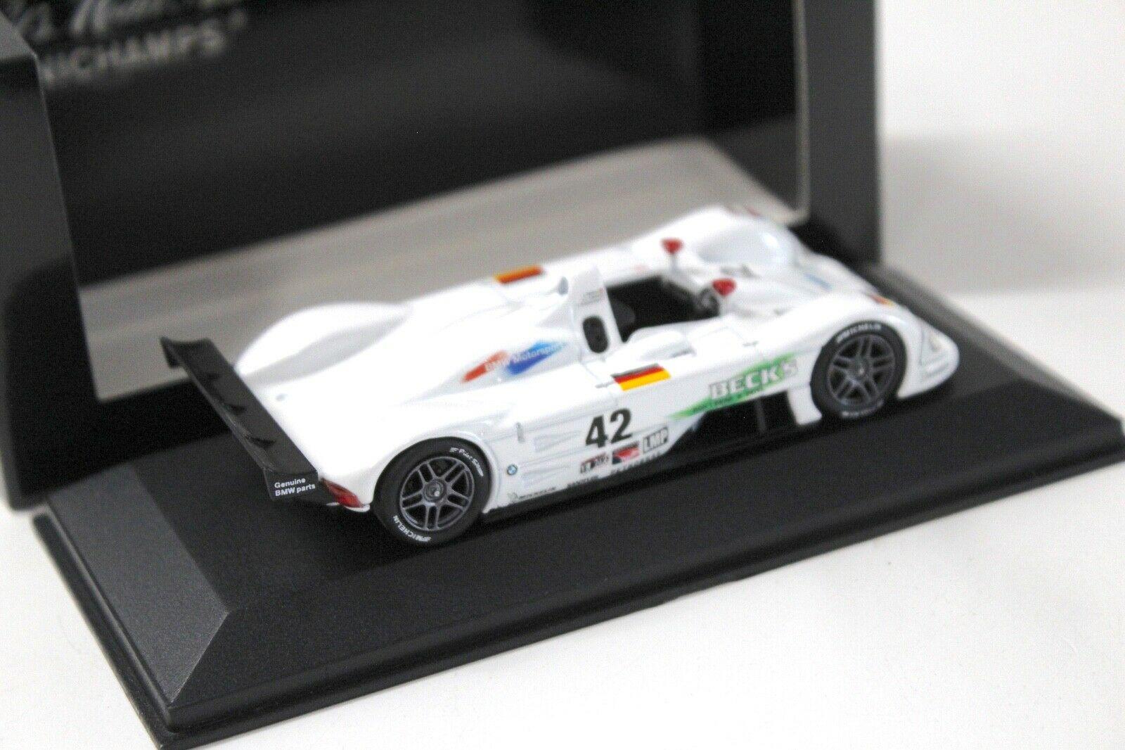 1:43 Minichamps BMW V12 LMR Winner 12h Sebring #42