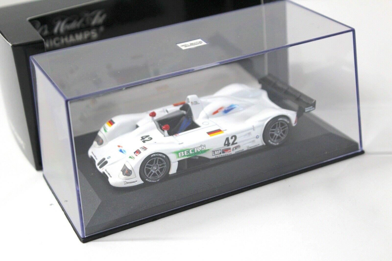 1:43 Minichamps BMW V12 LMR Winner 12h Sebring #42