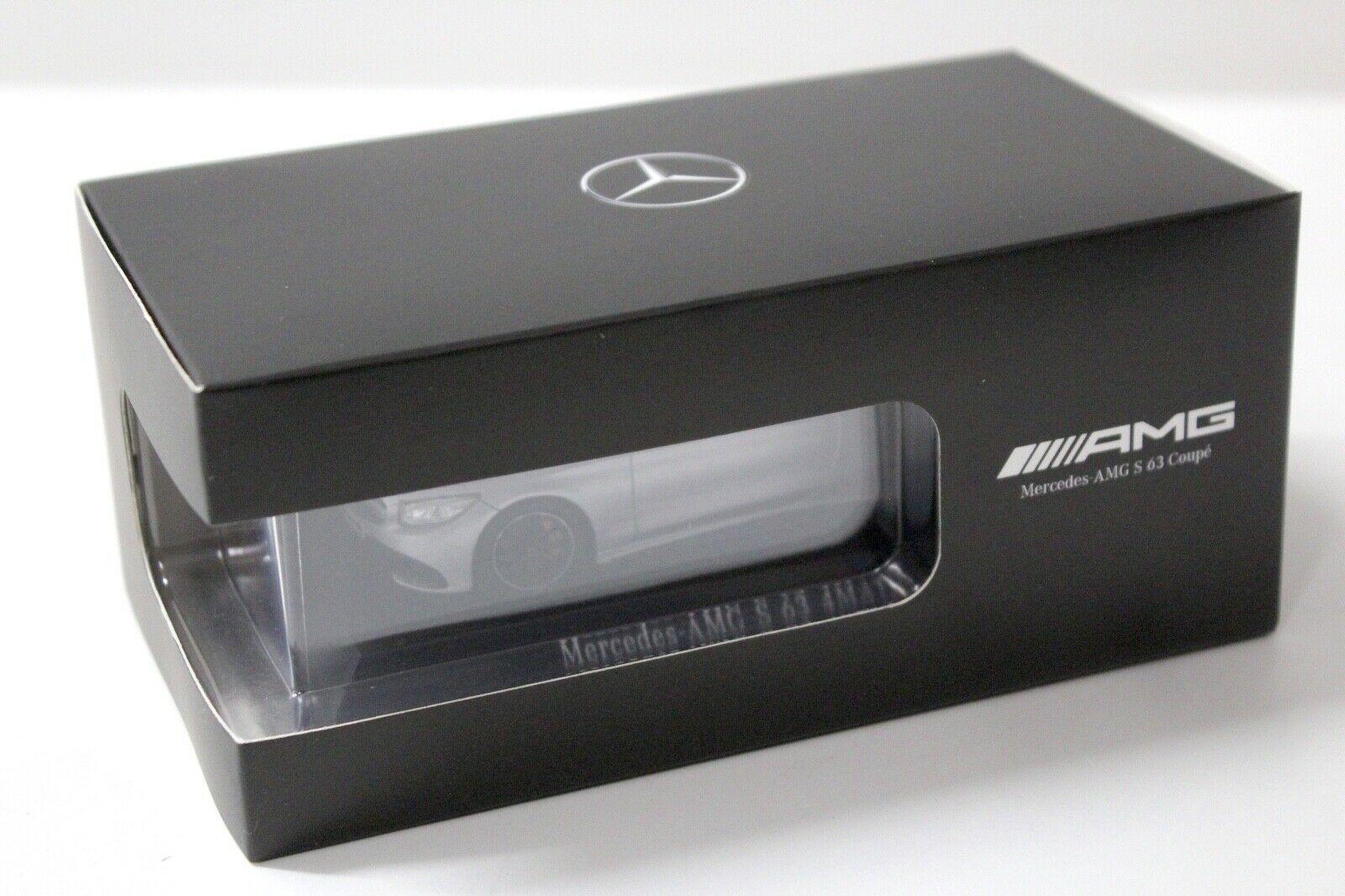 1:43 Spark Mercedes S63 AMG 4Matic Coupe silver DEALER VERSION