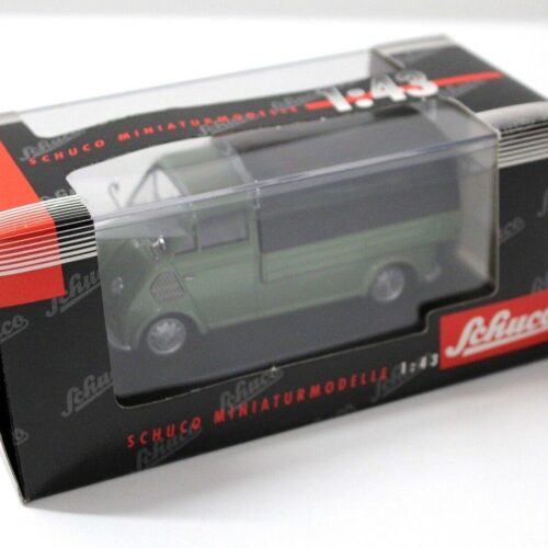 1:43 Schuco DKW Schnelllaster Pritsche/ Plane green