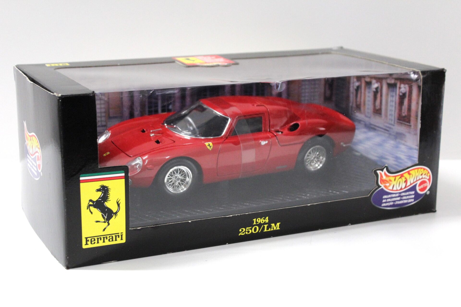 1:18 Hot Wheels Ferrari 250LM Coupe 1964 red