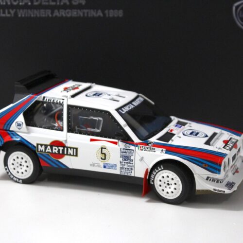 1:18 AUTOart Lancia Delta S4 "Martini" Rally #5 Winner Argentina 1986