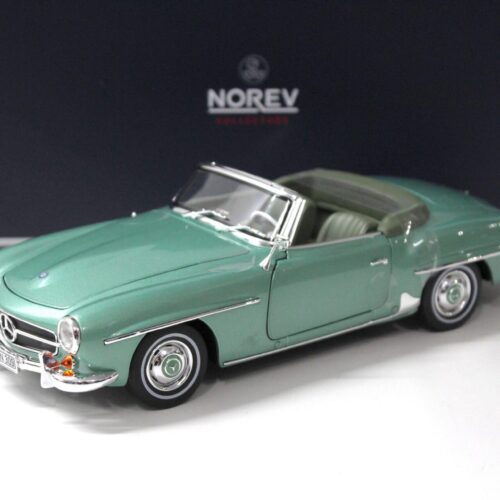 1:18 Norev Mercedes 190SL Cabriolet 1957 light green metallic