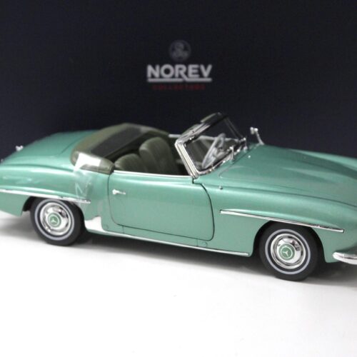 1:18 Norev Mercedes 190SL Cabriolet 1957 light green metallic