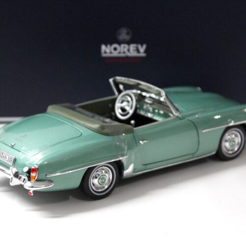 1:18 Norev Mercedes 190SL Cabriolet 1957 light green metallic